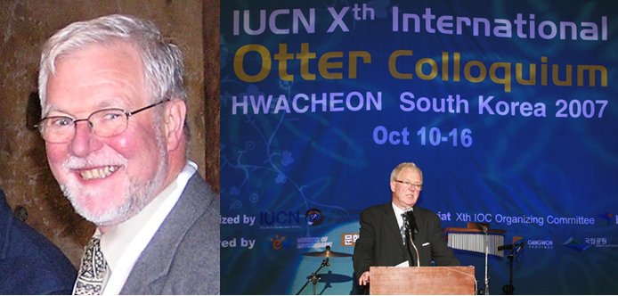 Jim opening the 10th International Otter Colloquium in Korea in 2007