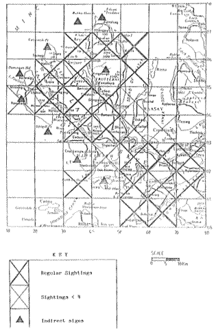 Map of the Island of Skye, off the West coast of Scotland, showing survey grid