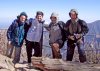 The intrepid post-conference travellers.  On top of Korea in Saraksan National Park